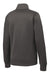 Sport-Tek LST241 Womens Sport-Wick Moisture Wicking Fleece Full Zip Sweatshirt Iron Grey Flat Back