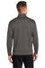 Sport-Tek ST241 Mens Sport-Wick Moisture Wicking Fleece Full Zip Sweatshirt Iron Grey Model Back