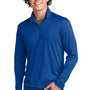 Sport-Tek Mens Competitor Moisture Wicking 1/4 Zip Sweatshirt - True Royal Blue - NEW