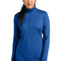 Sport-Tek Womens Competitor Moisture Wicking 1/4 Zip Sweatshirt - True Royal Blue