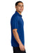 Sport-Tek ST550 Mens Competitor Moisture Wicking Short Sleeve Polo Shirt True Royal Blue Model Side