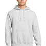 Gildan Mens DryBlend Moisture Wicking Hooded Sweatshirt Hoodie w/ Pouch Pocket - Ash Grey