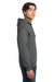 Gildan 12500/G125 Mens DryBlend Moisture Wicking Hooded Sweatshirt Hoodie w/ Pouch Pocket Charcoal Grey Model Side