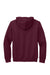 Gildan 12500/G125 Mens DryBlend Moisture Wicking Hooded Sweatshirt Hoodie w/ Pouch Pocket Maroon Flat Back