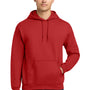 Gildan Mens DryBlend Moisture Wicking Hooded Sweatshirt Hoodie w/ Pouch Pocket - Red