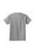 Port & Company PC61Y Youth Essential Short Sleeve Crewneck T-Shirt Heather Grey Flat Back