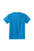 Port & Company PC61Y Youth Essential Short Sleeve Crewneck T-Shirt Sapphire Blue Flat Back