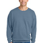 Comfort Colors Mens Garment Dyed Fleece Crewneck Sweatshirt - Blue Jean