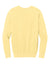 Comfort Colors 1466 Mens Garment Dyed Fleece Crewneck Sweatshirt Butter Yellow Flat Back