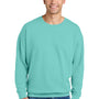 Comfort Colors Mens Garment Dyed Fleece Crewneck Sweatshirt - Chalky Mint Green