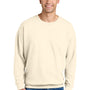 Comfort Colors Mens Garment Dyed Fleece Crewneck Sweatshirt - Ivory