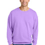 Comfort Colors Mens Garment Dyed Fleece Crewneck Sweatshirt - Neon Violet Purple