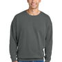 Comfort Colors Mens Garment Dyed Fleece Crewneck Sweatshirt - Pepper Grey