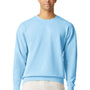 Comfort Colors Mens Garment Dyed Fleece Crewneck Sweatshirt - Hydrangea Blue