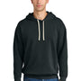 Comfort Colors Mens Garment Dyed Fleece Hooded Sweatshirt Hoodie - Black