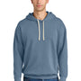 Comfort Colors Mens Garment Dyed Fleece Hooded Sweatshirt Hoodie - Blue Jean