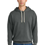 Comfort Colors Mens Garment Dyed Fleece Hooded Sweatshirt Hoodie - Pepper Grey