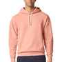 Comfort Colors Mens Garment Dyed Fleece Hooded Sweatshirt Hoodie - Peachy