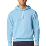 Comfort Colors Mens Garment Dyed Fleece Hooded Sweatshirt Hoodie - Hydrangea Blue