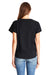 Next Level 1560 Womens Ideal Dolman Short Sleeve Crewneck T-Shirt Black Model Back