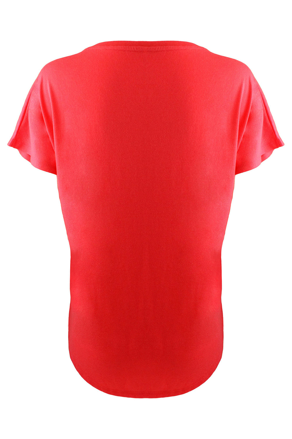 Next Level 1560 Womens Ideal Dolman Short Sleeve Crewneck T-Shirt Red Flat Back