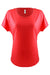 Next Level 1560 Womens Ideal Dolman Short Sleeve Crewneck T-Shirt Red Flat Front