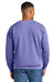 Comfort Colors 1566 Mens Crewneck Sweatshirt Violet Purple Model Back