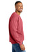 Comfort Colors 1566 Mens Crewneck Sweatshirt Watermelon Pink Model Side