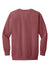 Comfort Colors 1566 Mens Crewneck Sweatshirt Crimson Red Flat Back