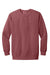 Comfort Colors 1566 Mens Crewneck Sweatshirt Crimson Red Flat Front