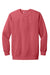 Comfort Colors 1566 Mens Crewneck Sweatshirt Watermelon Pink Flat Front