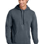 Comfort Colors Mens Hooded Sweatshirt Hoodie w/ Pouch Pocket - Denim Blue