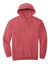 Comfort Colors 1567 Mens Hooded Sweatshirt Hoodie w/ Pouch Pocket Crimson Red Flat Front