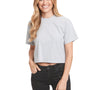 Next Level Womens Ideal Crop Short Sleeve Crewneck T-Shirt - Heather Grey