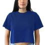 Next Level Womens Ideal Crop Short Sleeve Crewneck T-Shirt - Royal Blue