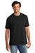 Volunteer Knitwear VL100 Mens USA Made All American Short Sleeve Crewneck T-Shirt Deep Black Model Front