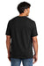 Volunteer Knitwear VL100 Mens USA Made All American Short Sleeve Crewneck T-Shirt Deep Black Model Back