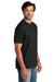 Volunteer Knitwear VL100 Mens USA Made All American Short Sleeve Crewneck T-Shirt Deep Black Model Side