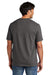 Volunteer Knitwear VL100 Mens USA Made All American Short Sleeve Crewneck T-Shirt Steel Grey Model Back