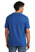 Volunteer Knitwear VL100 Mens USA Made All American Short Sleeve Crewneck T-Shirt True Royal Blue Model Back