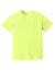 Comfort Colors 1717/C1717 Mens Short Sleeve Crewneck T-Shirt Neon Lemon Yellow Flat Front