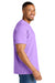 Comfort Colors 1717/C1717 Mens Short Sleeve Crewneck T-Shirt Neon Violet Purple Model Side