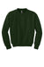 Gildan 18000B/G180B Youth Pill Resistant Fleece Crewneck Sweatshirt Forest Green Flat Front