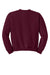 Gildan 18000B/G180B Youth Pill Resistant Fleece Crewneck Sweatshirt Maroon Flat Back