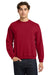 Gildan 18000/G180 Mens Pill Resistant Fleece Crewneck Sweatshirt Cardinal Red Model Front