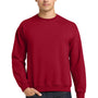 Gildan Mens Pill Resistant Fleece Crewneck Sweatshirt - Cardinal Red