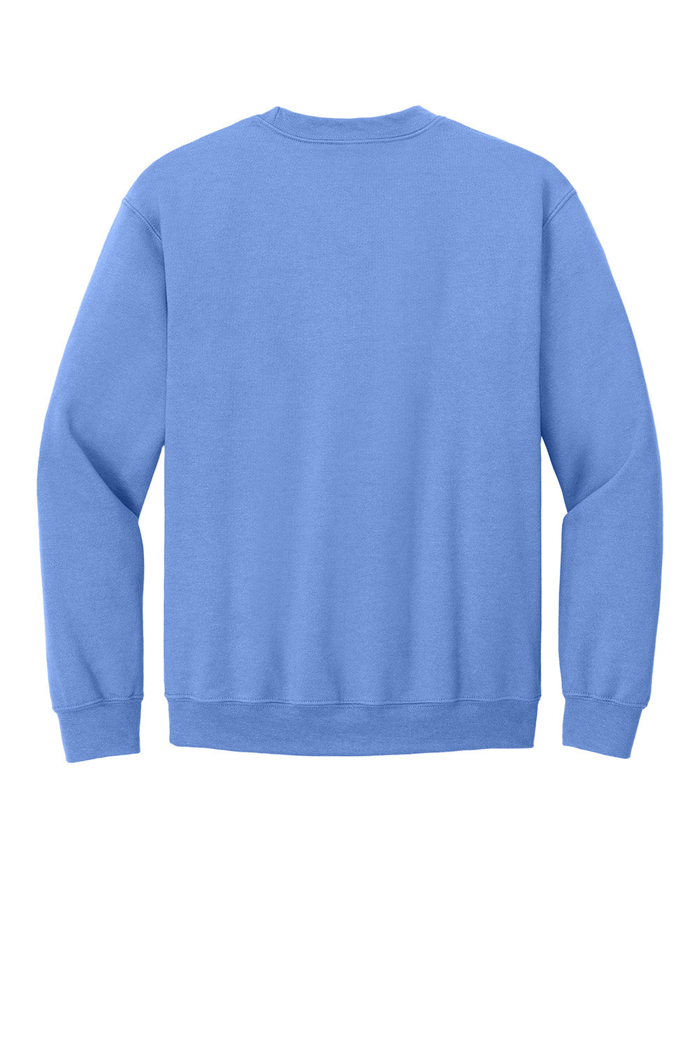 Gildan 18000/G180 Mens Pill Resistant Fleece Crewneck Sweatshirt Carolina Blue Flat Back