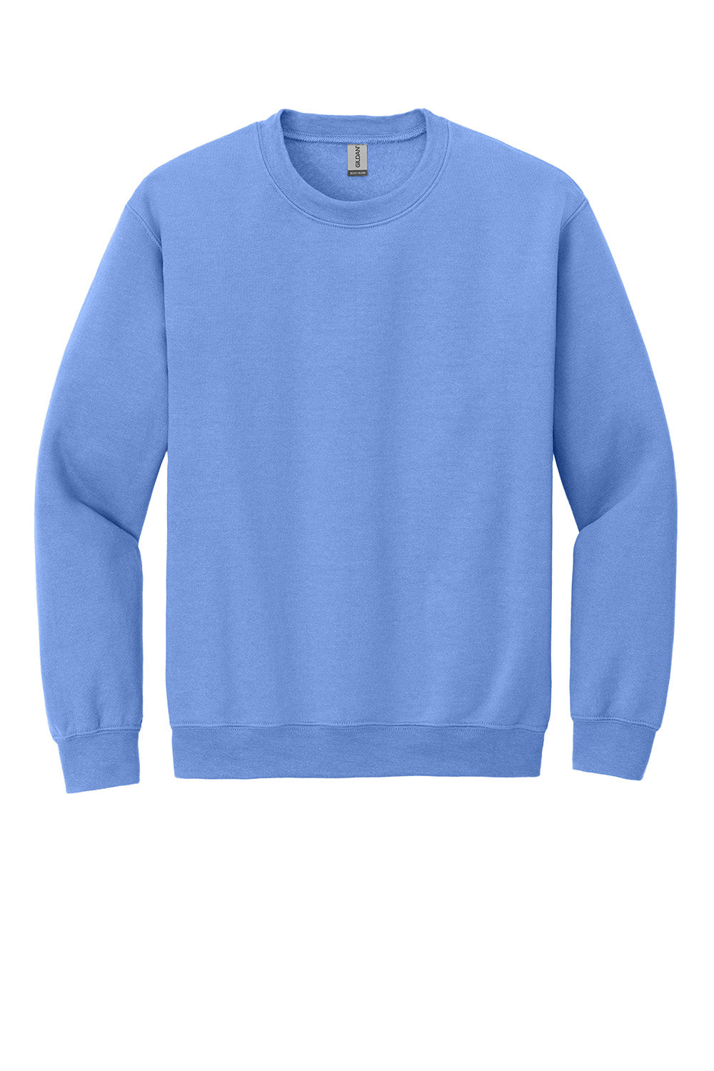 Gildan 18000/G180 Mens Pill Resistant Fleece Crewneck Sweatshirt Carolina Blue Flat Front