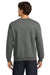 Gildan 18000/G180 Mens Pill Resistant Fleece Crewneck Sweatshirt Charcoal Grey Model Back