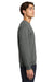 Gildan 18000/G180 Mens Pill Resistant Fleece Crewneck Sweatshirt Charcoal Grey Model Side